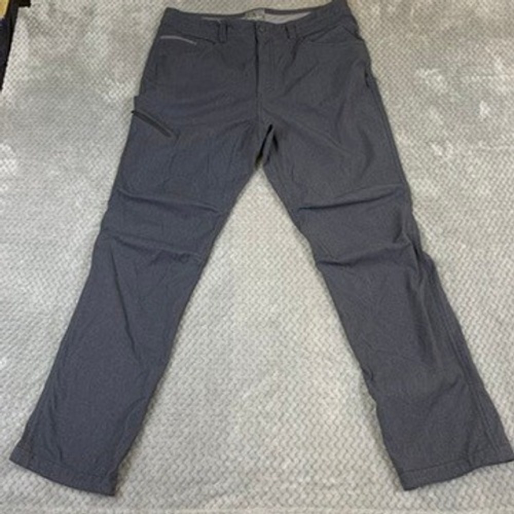 Royal Robbins Mens 36x32 Charcoal Gray Stretch Hiking Travel Pants 44157